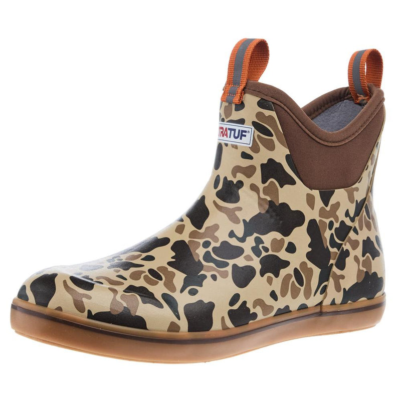 Men`s Duck Camo 6In Ankle Deck Boot