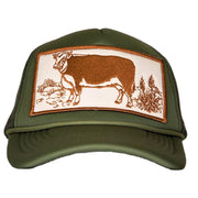 Co Olive Vintage Hereford Embroidered Cap