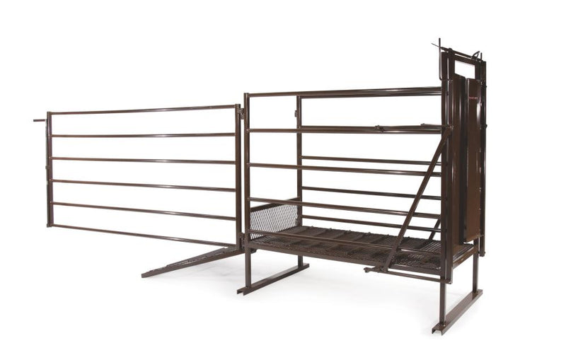 Elevated Stripping Chute with Swing Gate