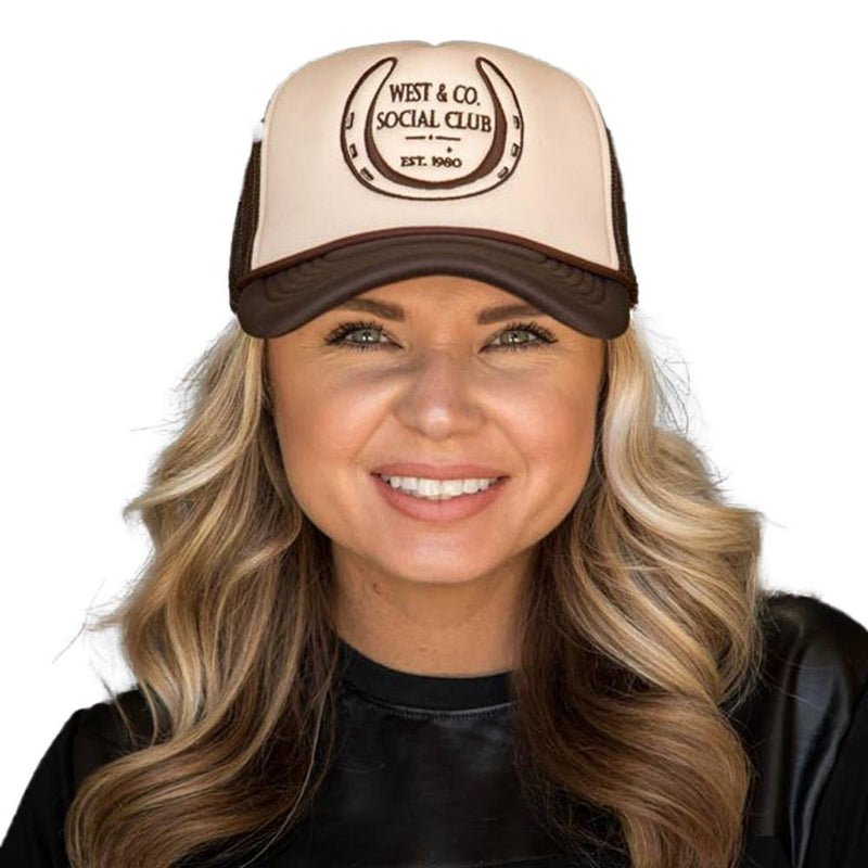 Co Brown Social Club Embroidered Cap