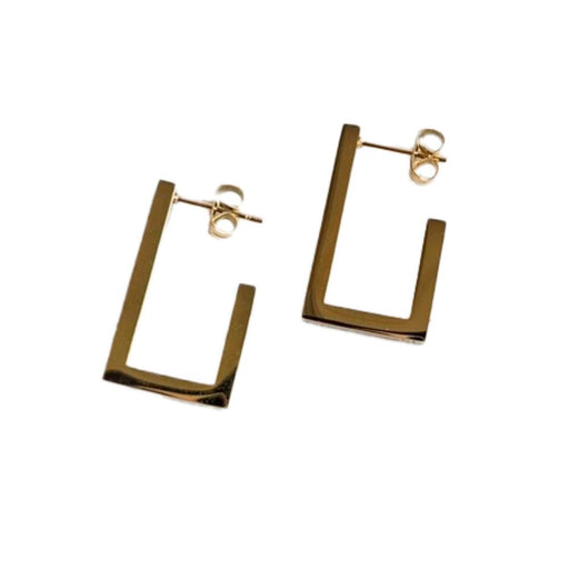 And Women Luxe Gold Goldi Hoops