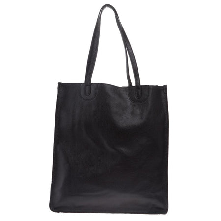 Vaan & Co. Upcycled Genuine Leather Tote Bag - Sustainable Stylish Handbag For Everyday Use - View #3