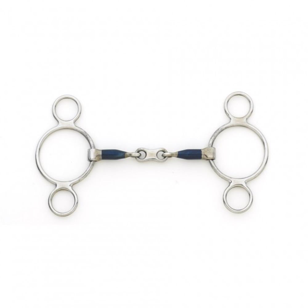Centaur Pessoa French Link 2 Ring Elevator Gag Bit main image 0