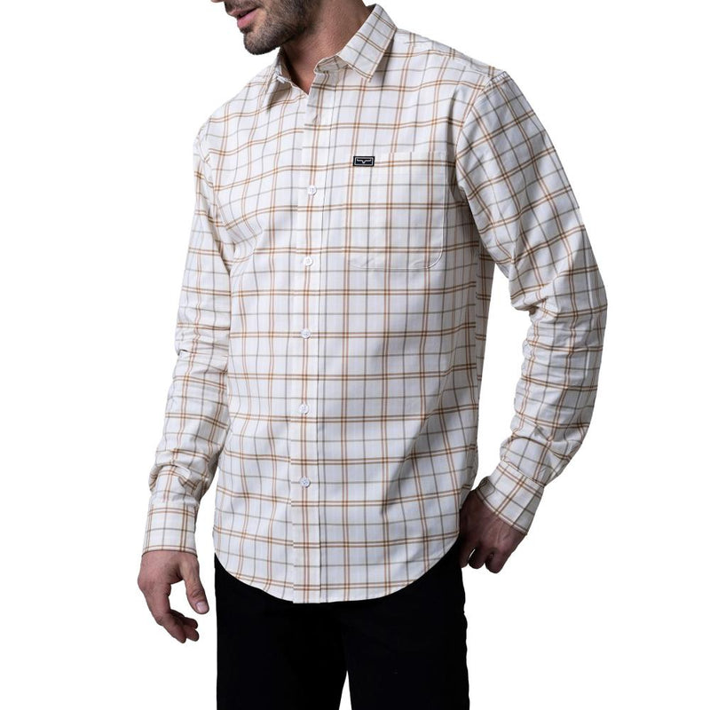 Mens Lucas Natural Dress Shirt