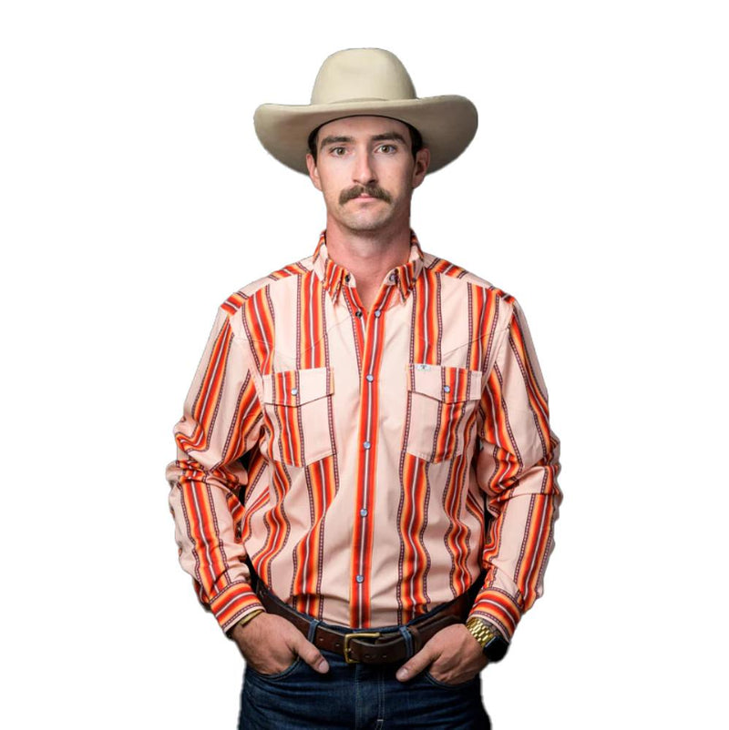 Mens The Trip Long Sleeve Snap Shirt
