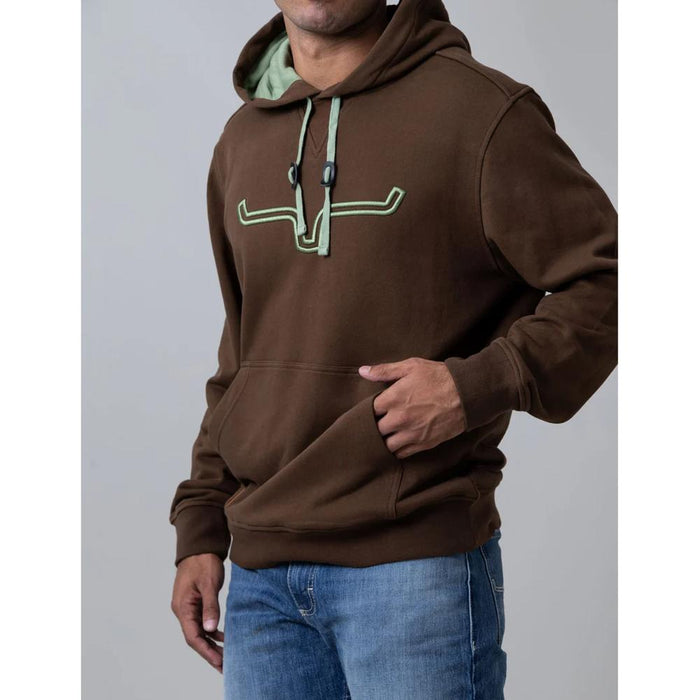 Mens Brown Fast Talker Hoodie