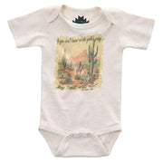Girls Oatmeal Dont Know Where You're Going Onesie