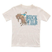 Boys Buck Wild Oatmeal Short Sleeve Tee