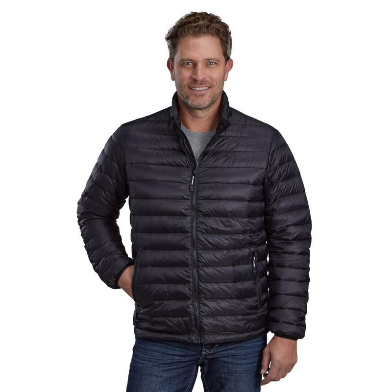 Mens Black Lightweight Crushable Jacket