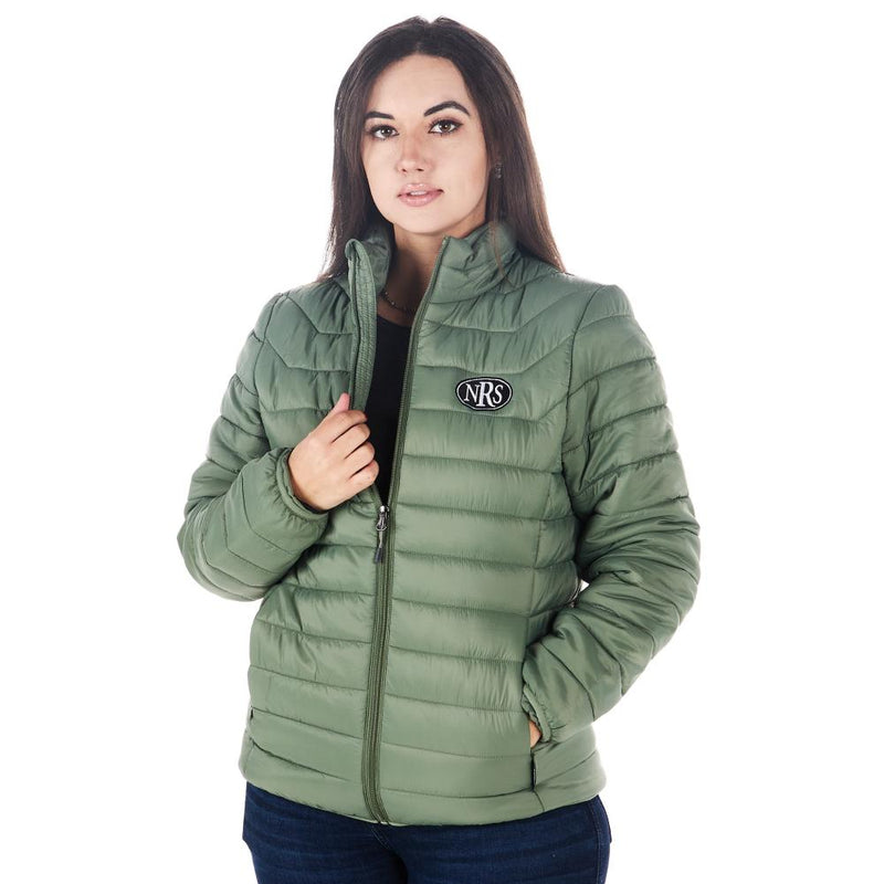 Women's Fern Green Puffer Jacket