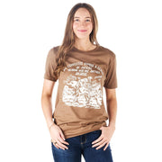 Womens Ephesians 4:2 Vintage Brown Tee