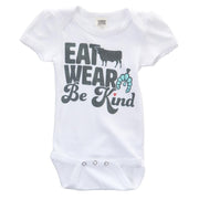 Girls Be Kind White Onesie