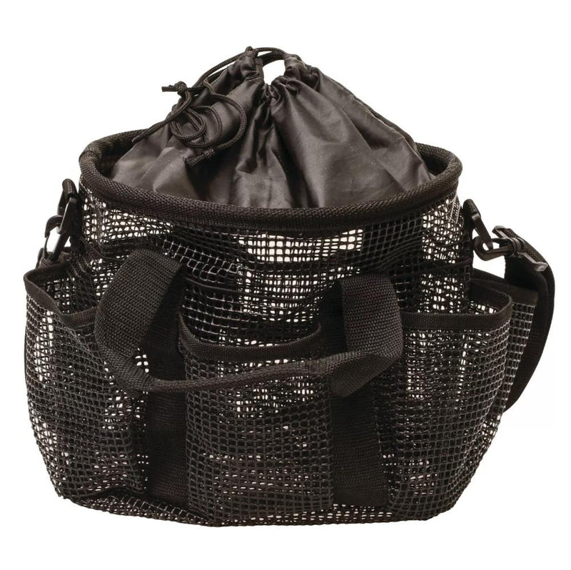 Black Mesh Tote Grooming Bag
