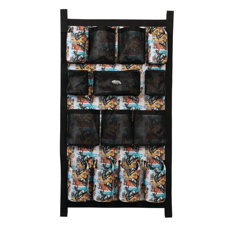 Bucking Bronc Trailer Grooming Door Caddy