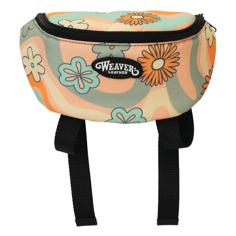 Retro Flower Saddle Pouch