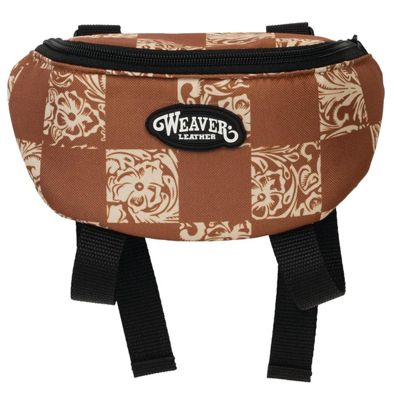 Checkerboard Saddle Pouch