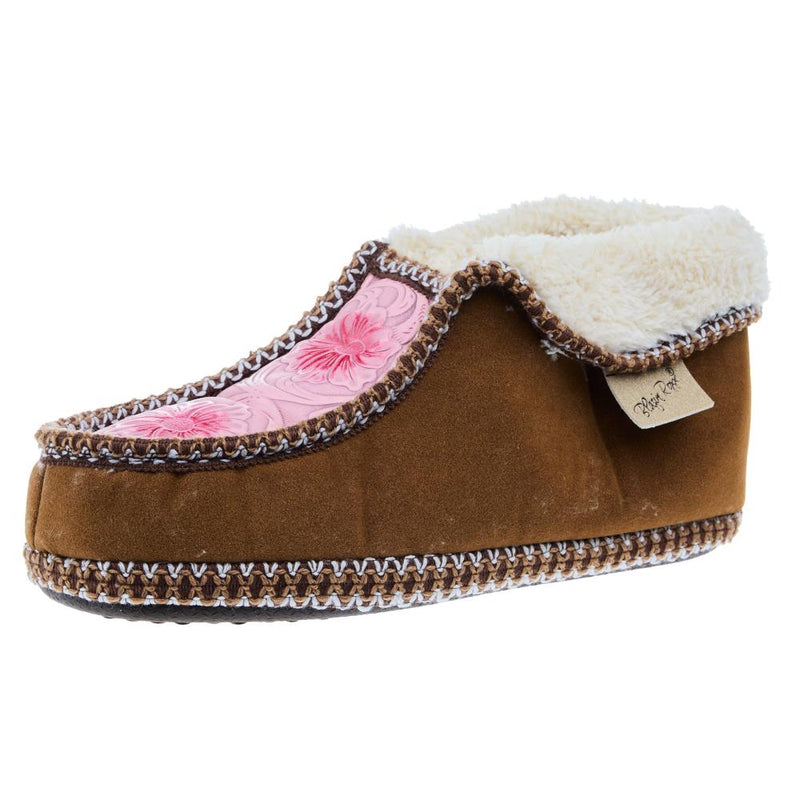 Women`s Blazin' Pink Rose Ankle Boot House Shoe