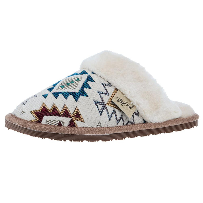 Women`s Blazin' Cream Nora Slide House Shoe