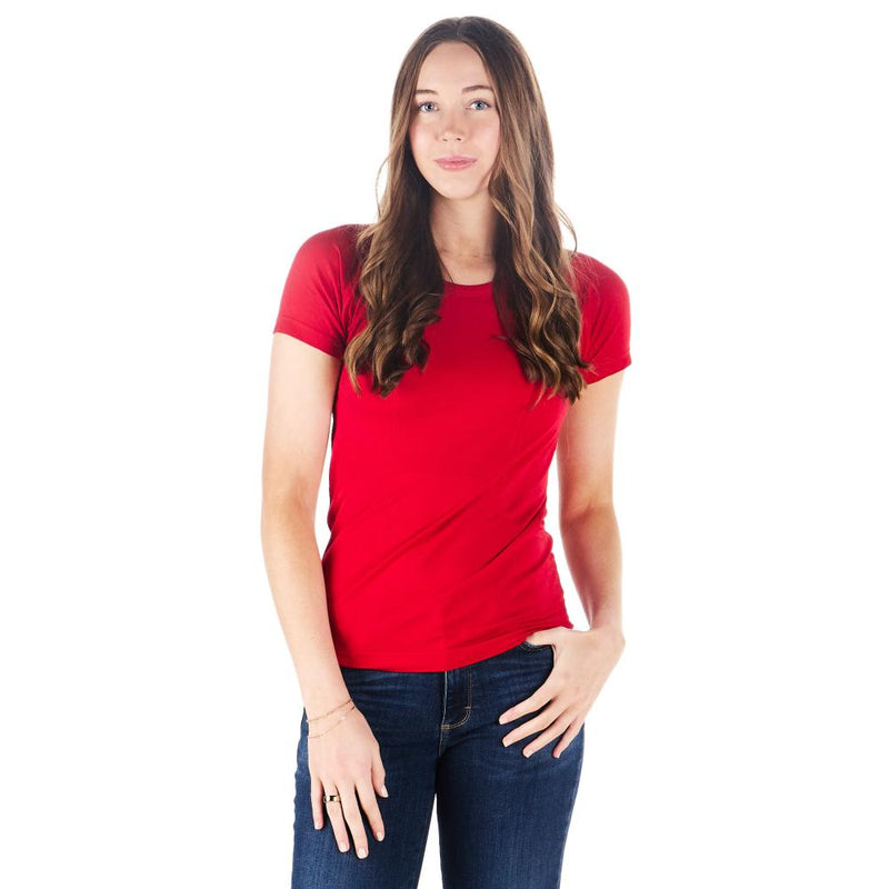 Womens Tack Hack Cherry Equitation Short Sleeve Tech Tee