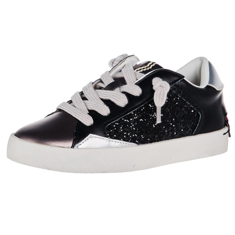 Toddlers Ruby Black Glitter Sneaker