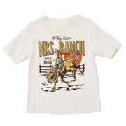 NRS Ranch Youth Bucking Horse Ivory Tee
