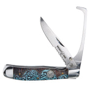 Tooled Country Hoofpick Knife
