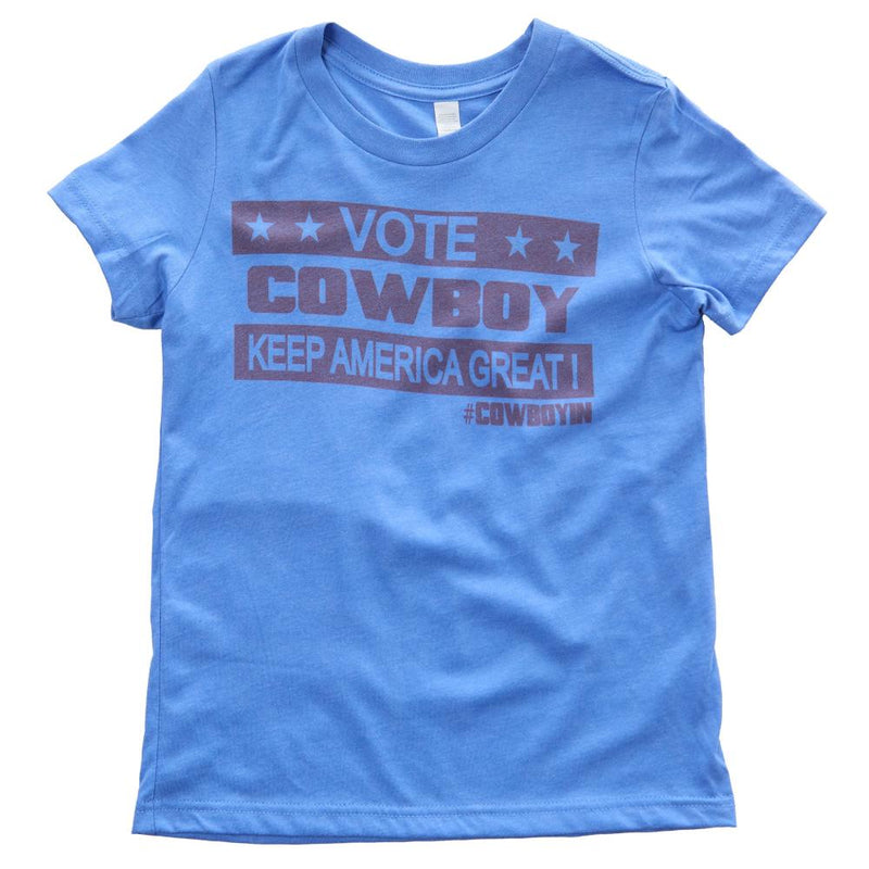 Boys Vote Cowboy Tee