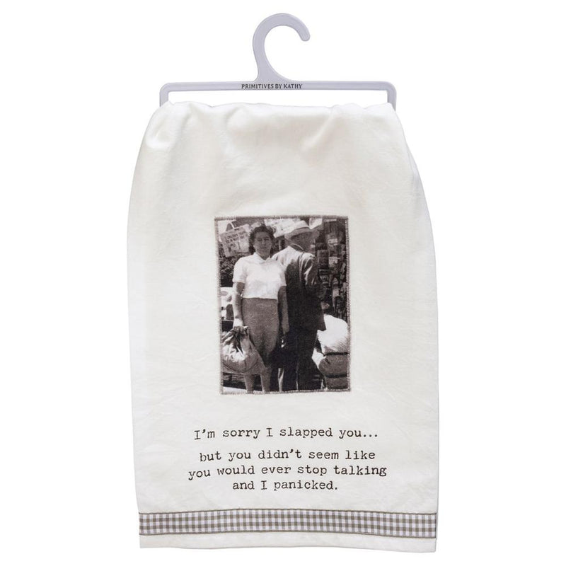 Sorry I Slapped You Kitchen Towel