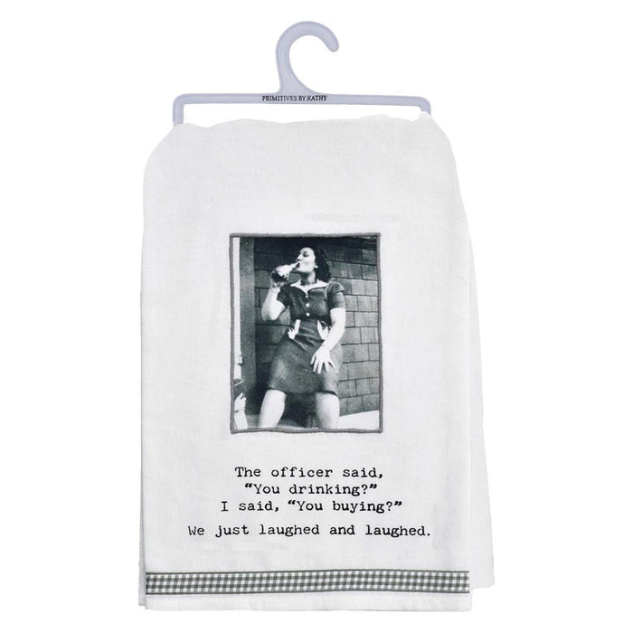 The Officer Said Kitchen Towel