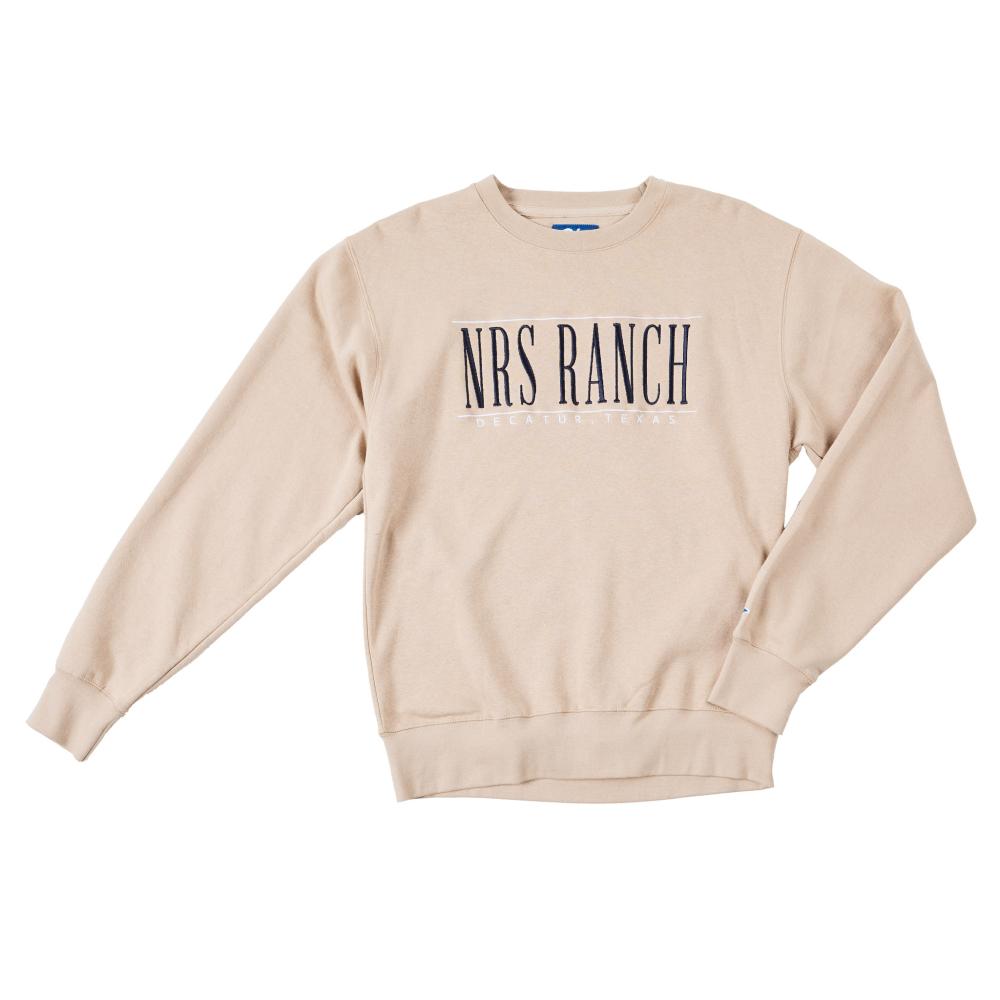NRS NRS Ranch Khaki Logo Crewneck