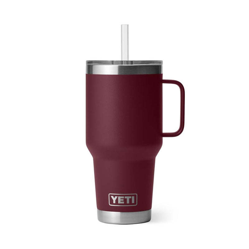 Rambler 35oz Straw Mug Wild Vine Red