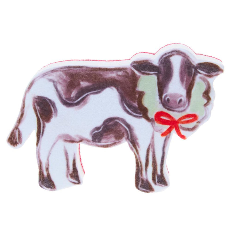Christmas Cow Sponge