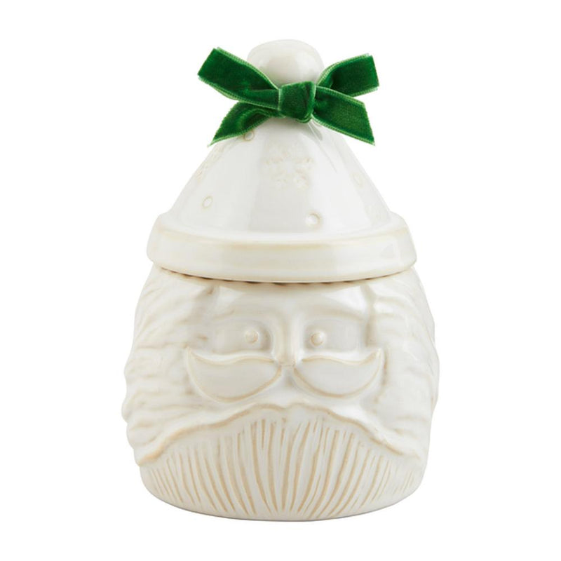 Small Christmas Santa Canister