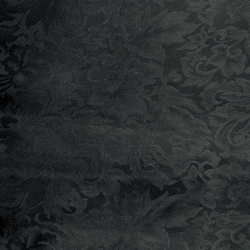 Jacquard Silk Wild Rag Scarf - Black