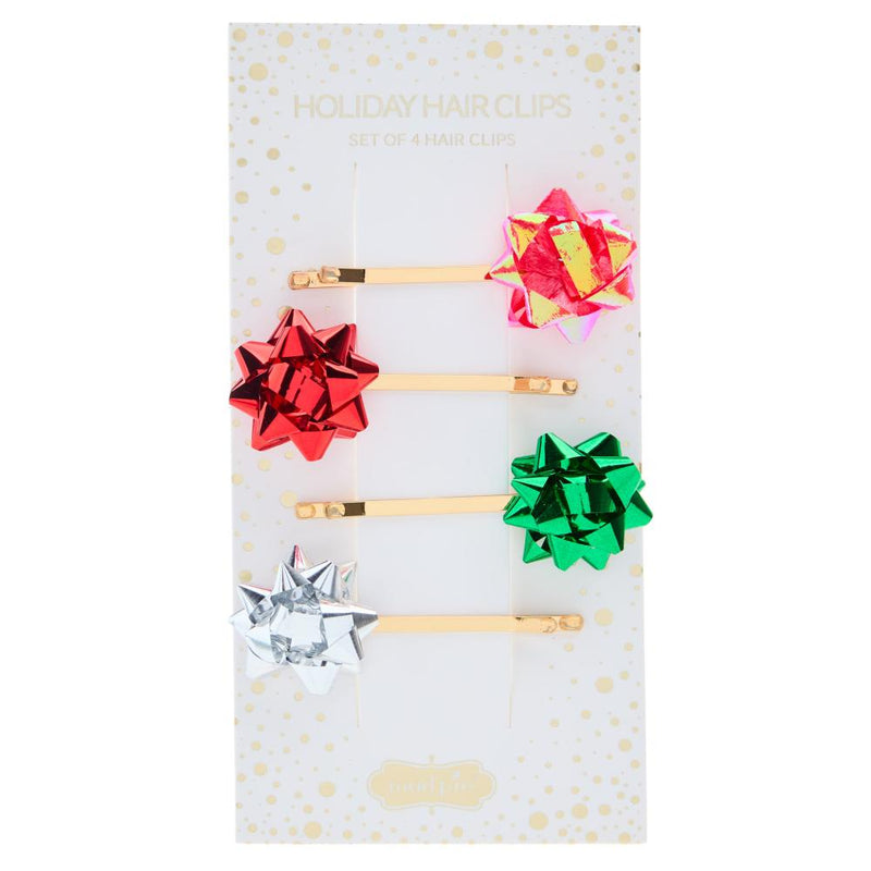 Holiday Rainbow Hair Clips