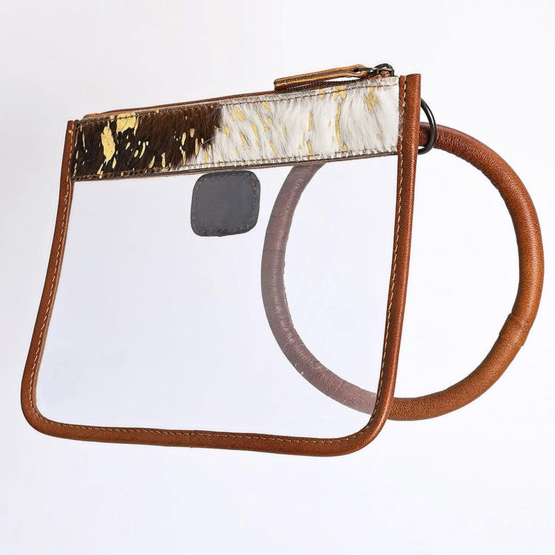 Clear Bag With Hair On Hide