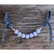 Periwinkle Blue Silicone Beaded Curb Strap