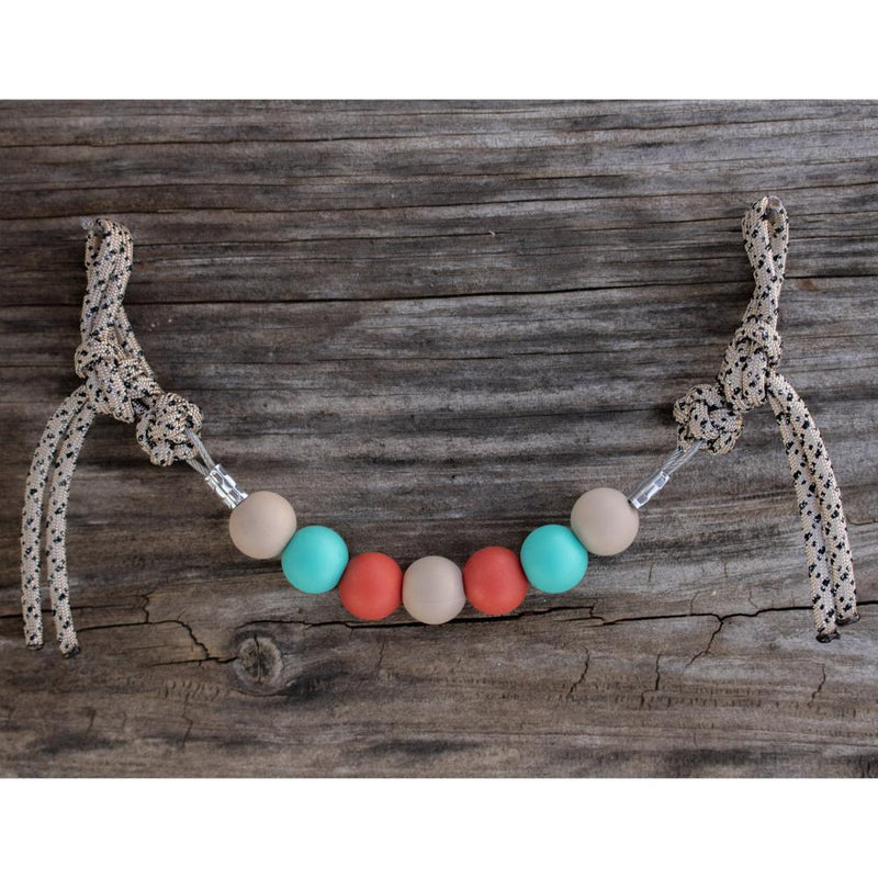 South Western Silicone Beaded Curb Strap