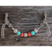 South Western Silicone Beaded Curb Strap