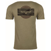 Mens Olive Short Sleeve Signpost Tee
