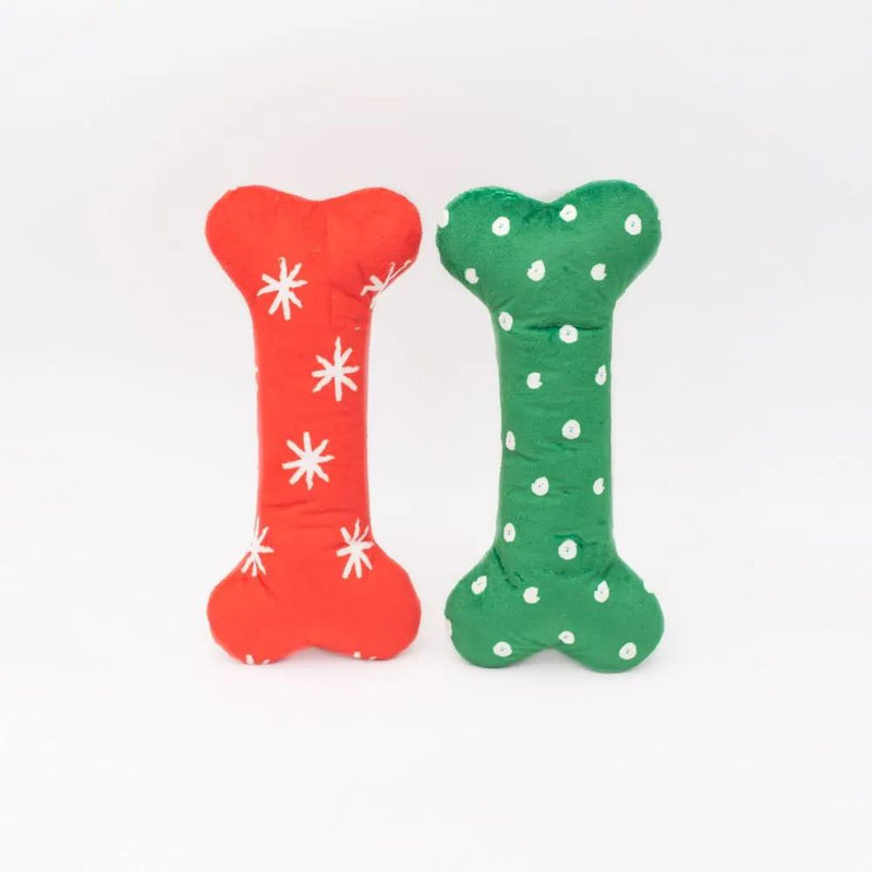 Holiday Patterned Bones Large 2-Pack