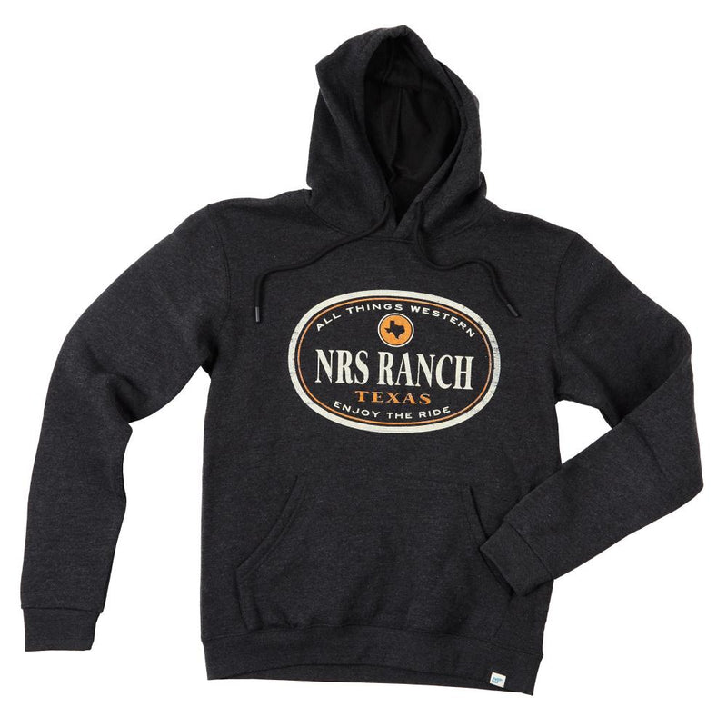 NRS Ranch Oval Logo Charcoal Hoodie