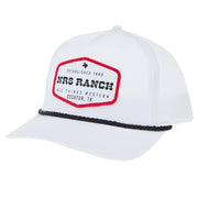 Ranch White/Black Rope Cap
