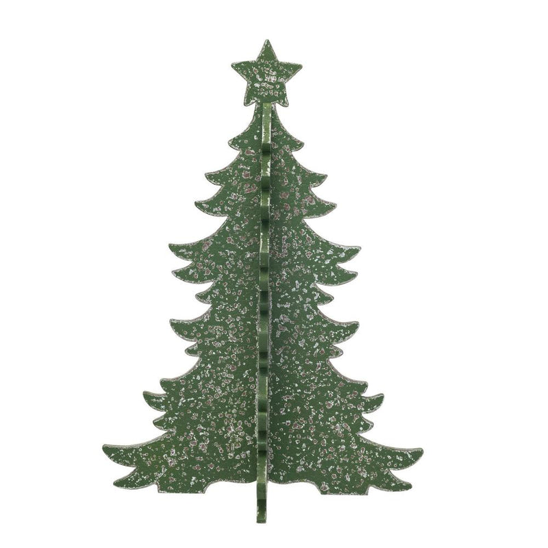 MDF Interlocking Distressed Christmas Tree