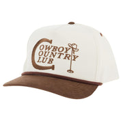Mens Cream wboy Country Club Cap