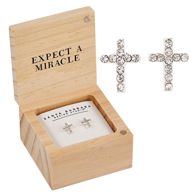 Treasure Box Pray Trust Earrings