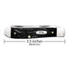 Case Jigged Rough Black Synthetic - Mini Trapper