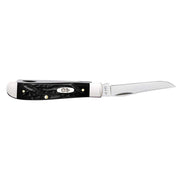 Case Jigged Rough Black Synthetic - Mini Trapper