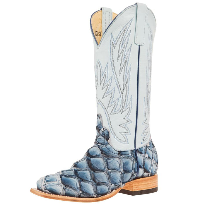 Women`s Ladies Blue Big Bass Vamp 13In Top Boot