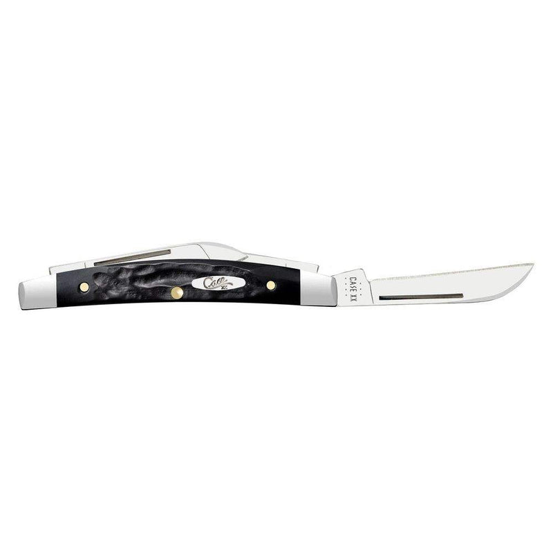 Case Jigged Rough Black Synthetic - Small Congress